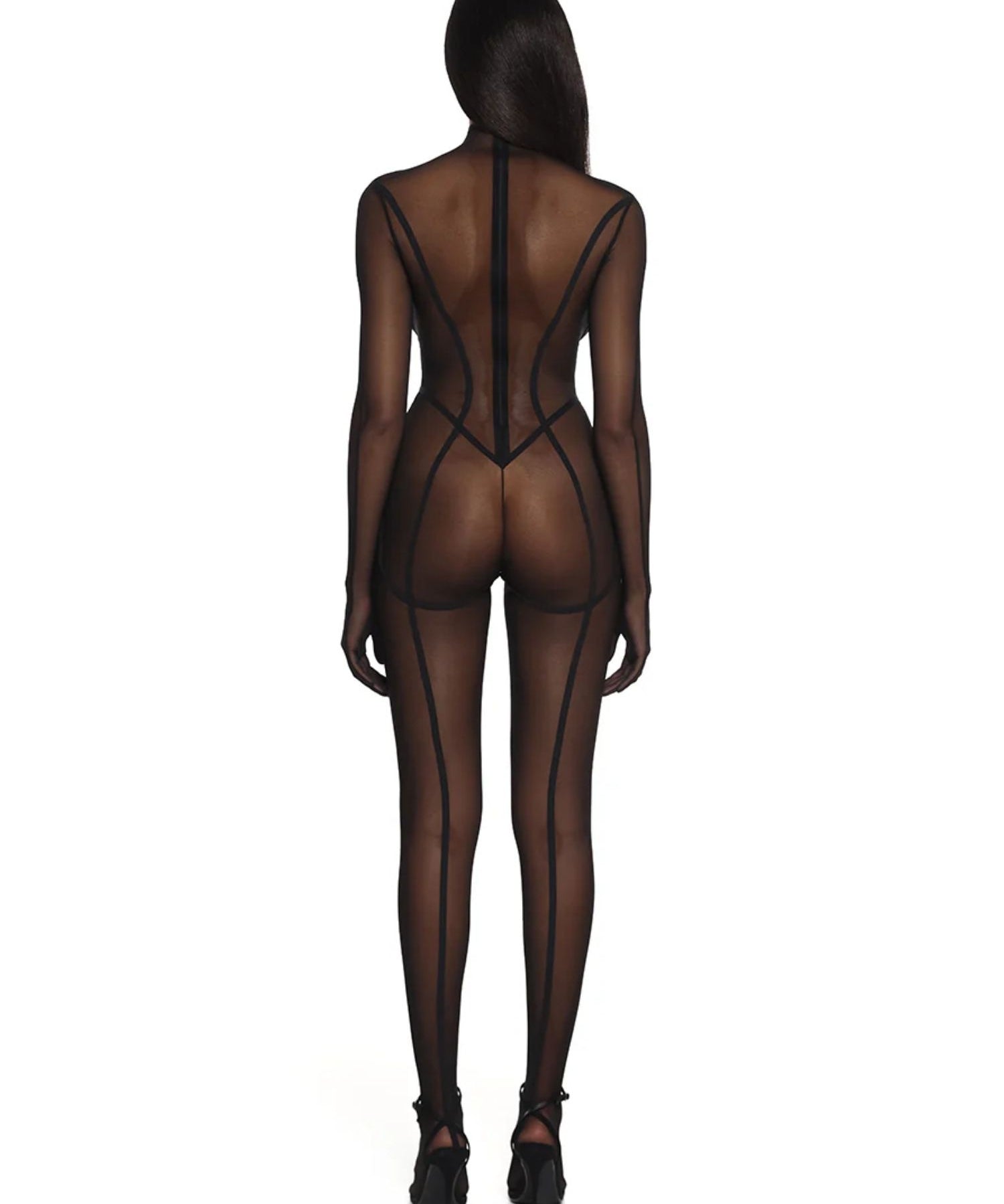 Anoeses Serena Bodysuit (Black) | Avec Amour Lingerie