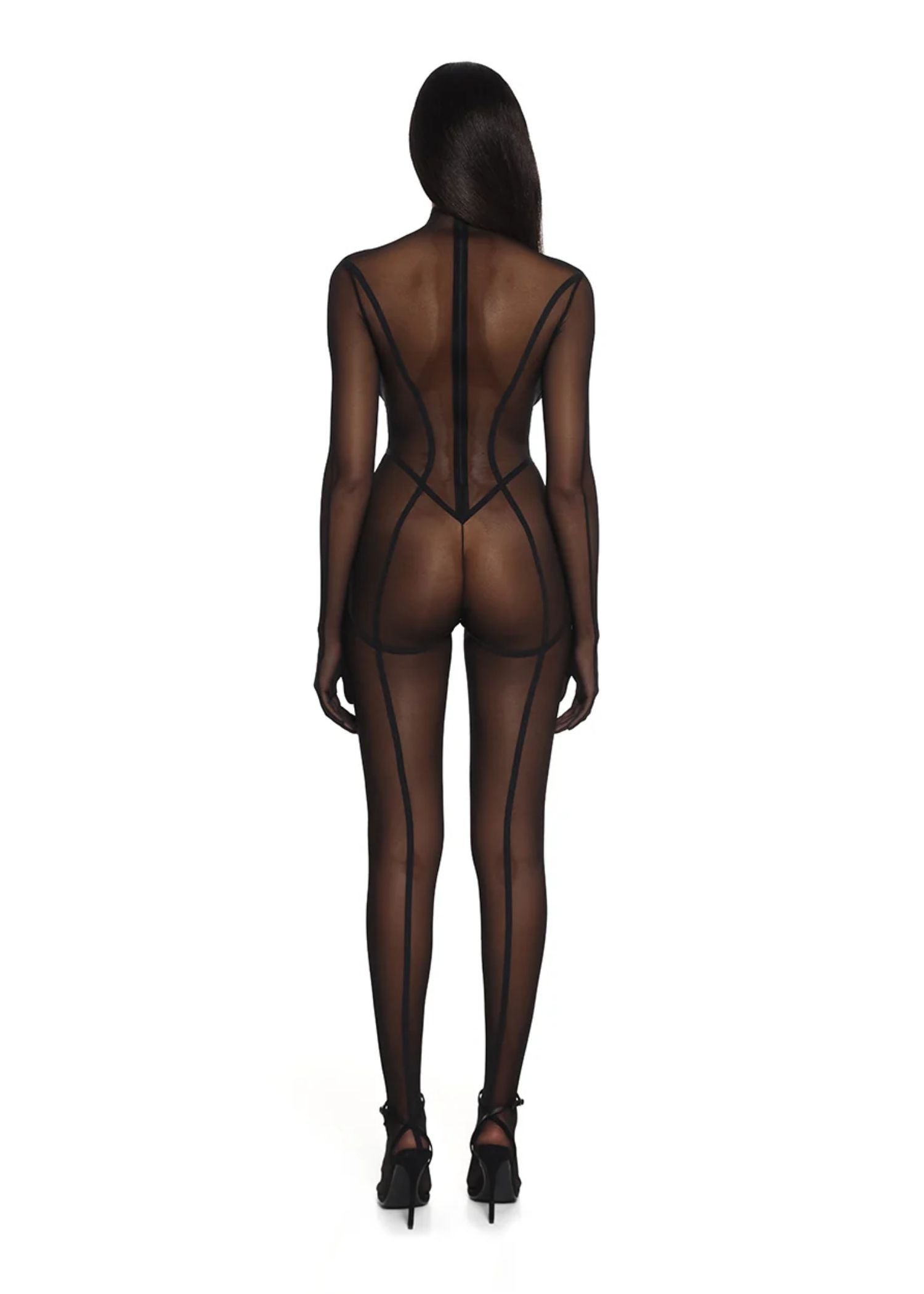 Anoeses Serena Bodysuit (Black) | Avec Amour Lingerie