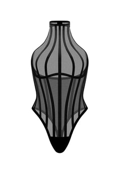 Anoeses Viv Bodysuit (Black) | Avec Amour Lingerie