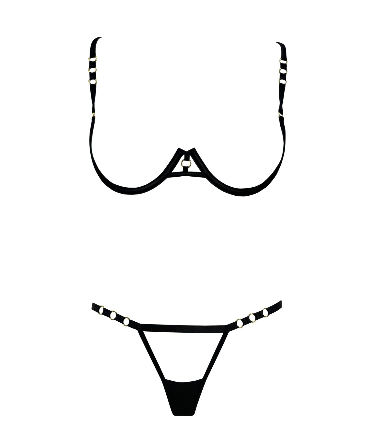 AVAM DARE Wired Bra & Thong Set | Avec Amour Lingerie