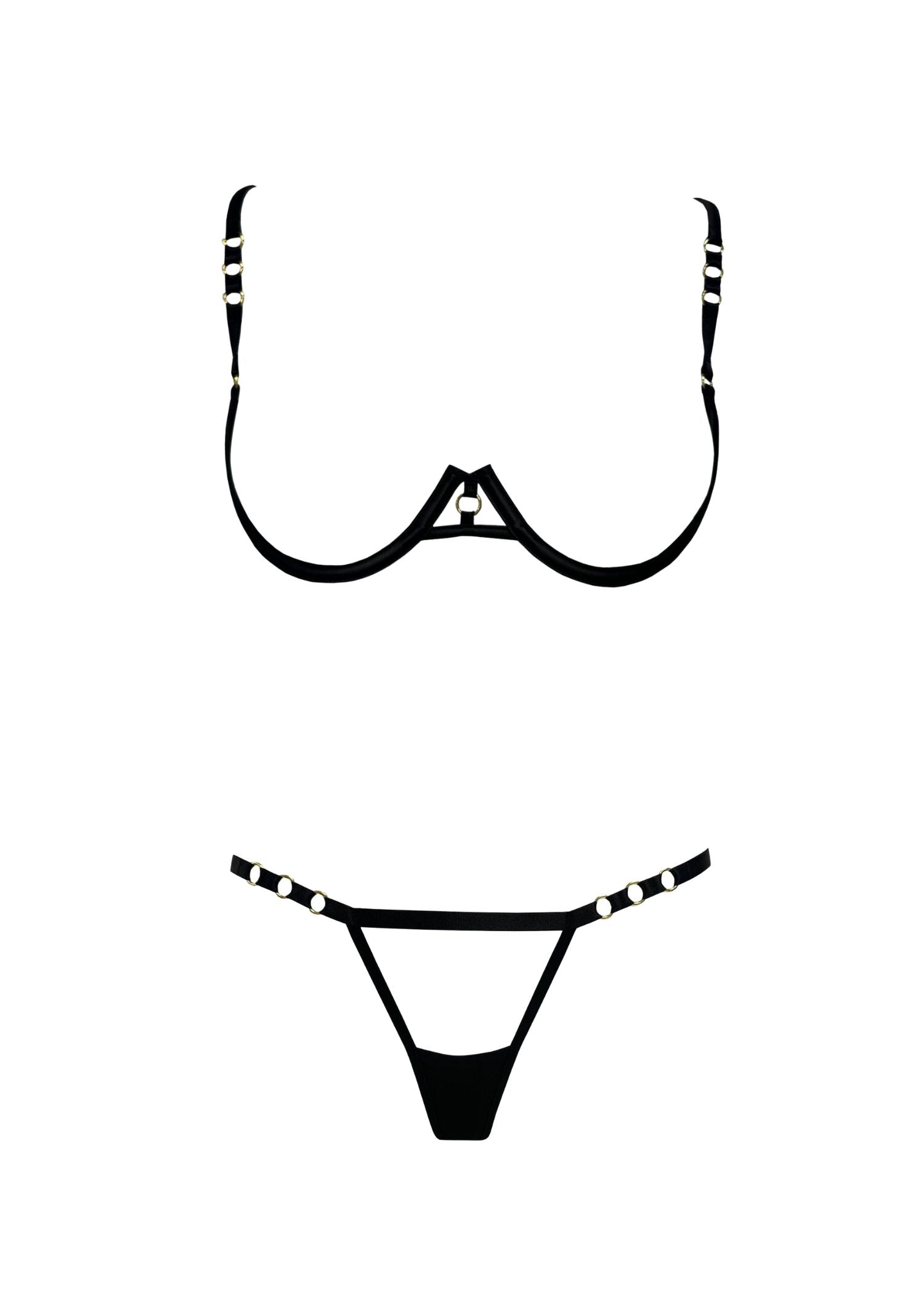 AVAM DARE Wired Bra & Thong Set | Avec Amour Lingerie