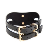 AVAM MOLTEN Leather Collar with Leash (Black) | Avec Amour Lingerie