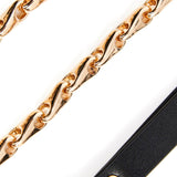 AVAM MOLTEN Leather Collar with Leash (Black) | Avec Amour Lingerie
