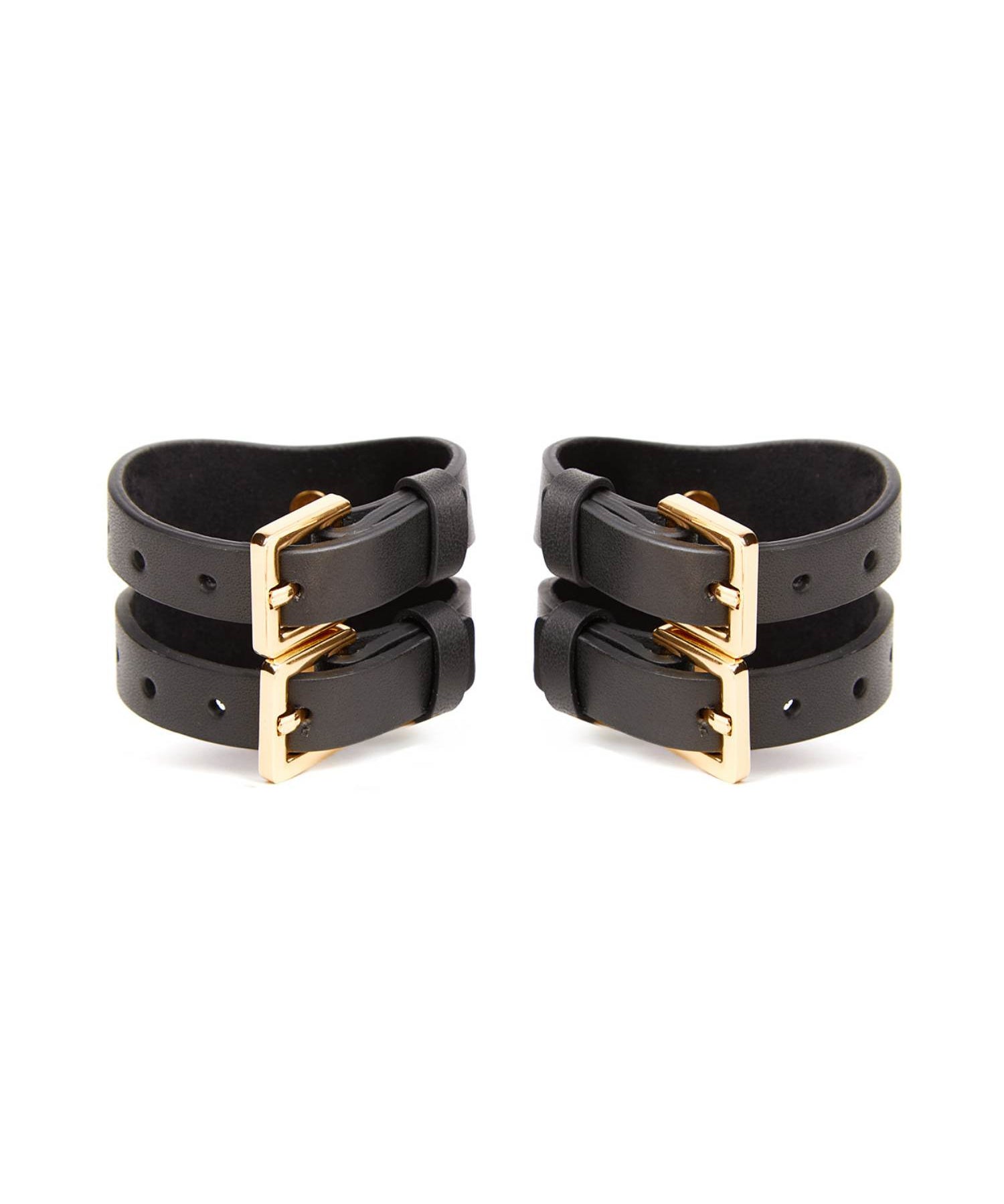 AVAM MOLTEN Leather Wrist Cuff (Black) | Avec Amour Lingerie
