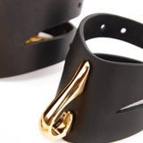 AVAM MOLTEN Leather Wrist Cuff (Black) | Avec Amour Lingerie