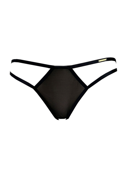 Sheer Open Panty (Black)