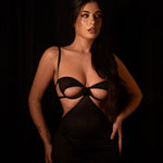 AVAM Sheer Underwire Bra & Mini Dress (Black) | Avec Amour Lingerie