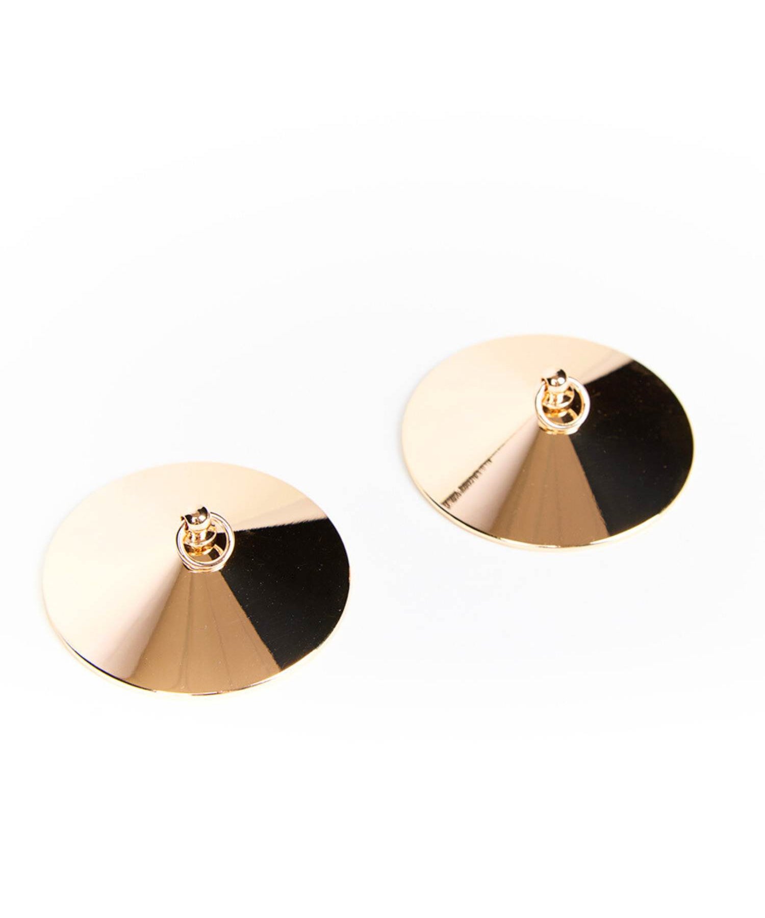 AVAM TIPPED Metal Nipple Covers with Mini Ring (Gold) | Avec Amour Lingerie