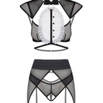 Baed Stories Gentlewoman Set (Black) | Avec Amour Lingerie