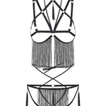 Baed Stories Lady Night Collection - Night Of Enticements - Erotic BDSM Sexy Harness Lingerie Set