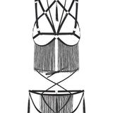 Baed Stories Lady Night Collection - Night Of Enticements - Erotic BDSM Sexy Harness Lingerie Set