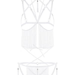 Baed Stories Night Of Enticements Set (White) | Avec Amour Lingerie