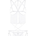 Baed Stories Night Of Enticements Set (White) | Avec Amour Lingerie