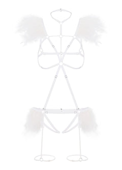 Baed Stories Night Of Revelations Set (White) | Avec Amour Lingerie