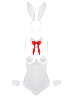 Baed Stories Sexy Bunny Set (White) | Avec Amour Lingerie