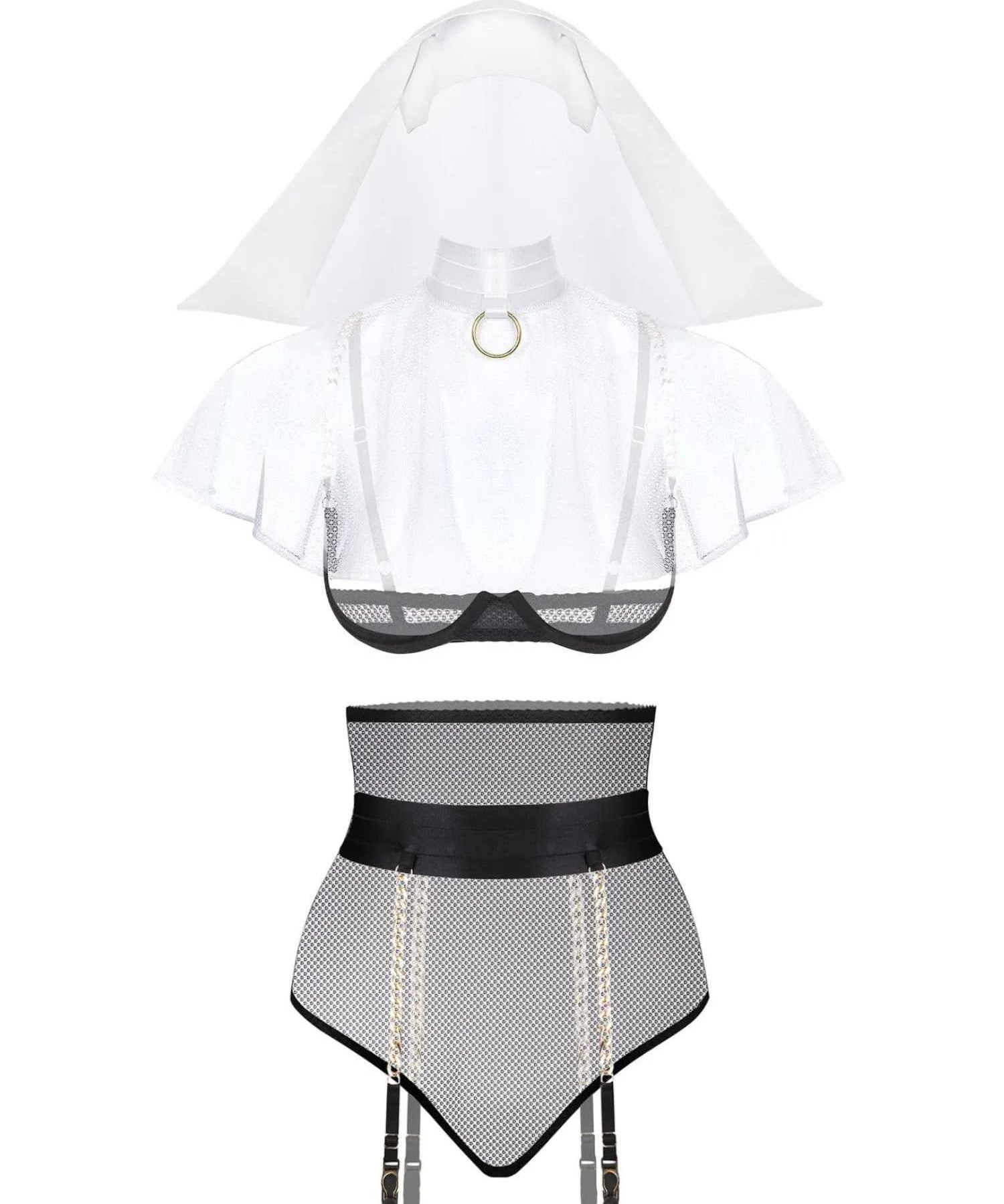 Baed Stories Sexy Nun Costume | Avec Amour Lingerie