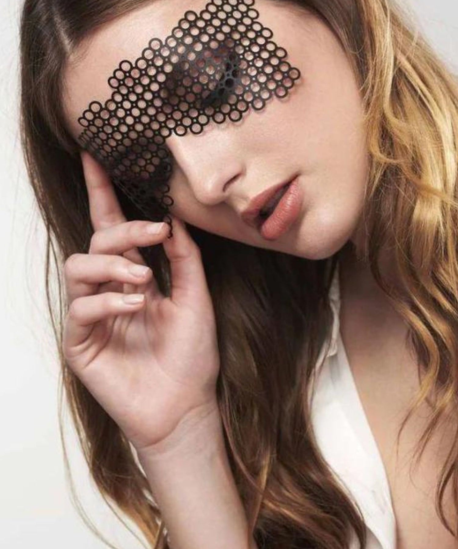 Bijoux Indiscrets Erika Mask (Black) | Avec Amour Lingerie