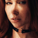 Bijoux Indiscrets MAZE Single Choker (Black) | Avec Amour Lingerie