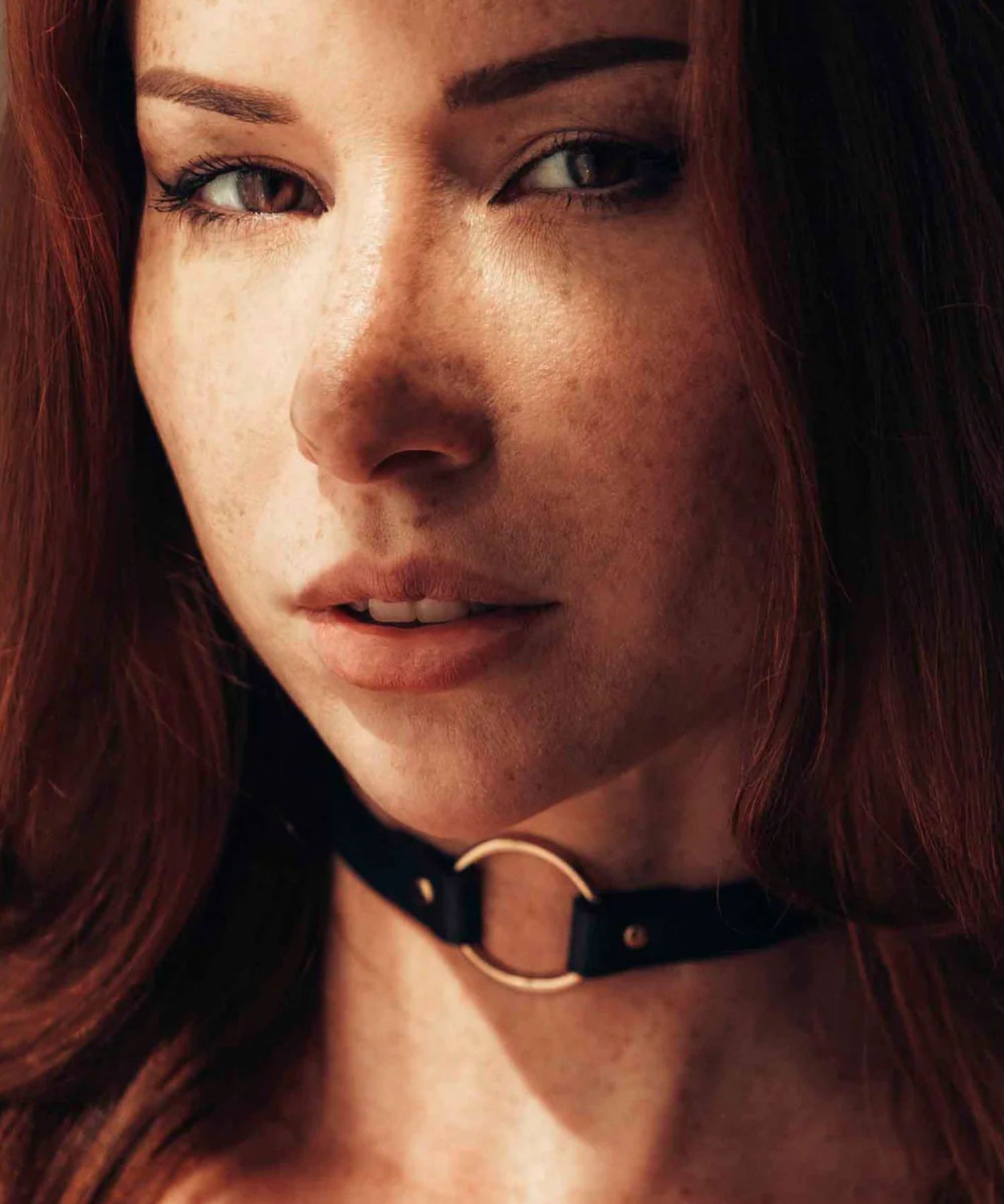Bijoux Indiscrets MAZE Single Choker (Black) | Avec Amour Lingerie