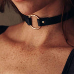 Bijoux Indiscrets MAZE Single Choker (Black) | Avec Amour Lingerie