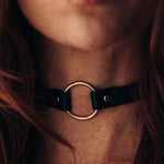 Bijoux Indiscrets MAZE Single Choker (Black) | Avec Amour Lingerie