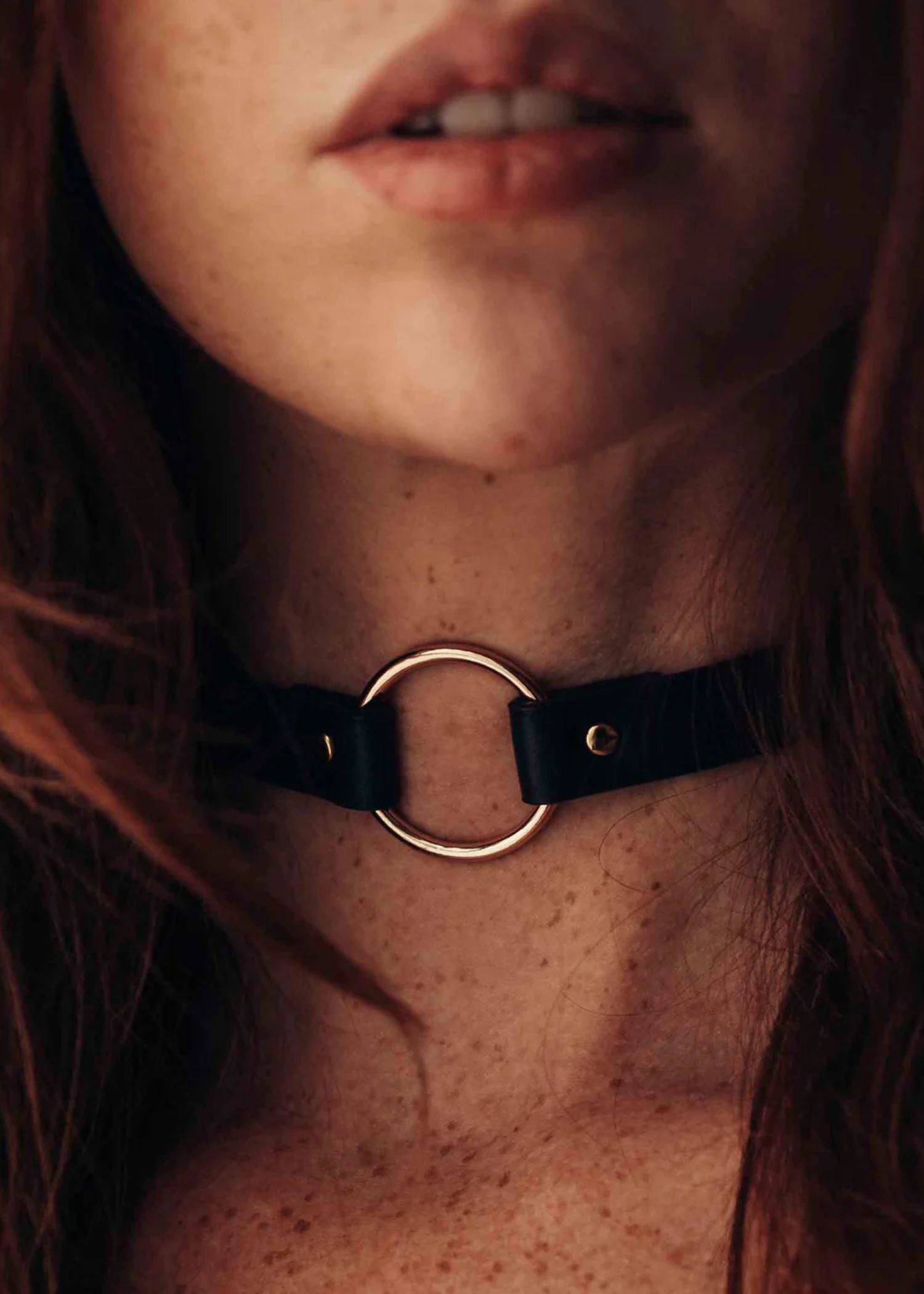Bijoux Indiscrets MAZE Single Choker (Black) | Avec Amour Lingerie