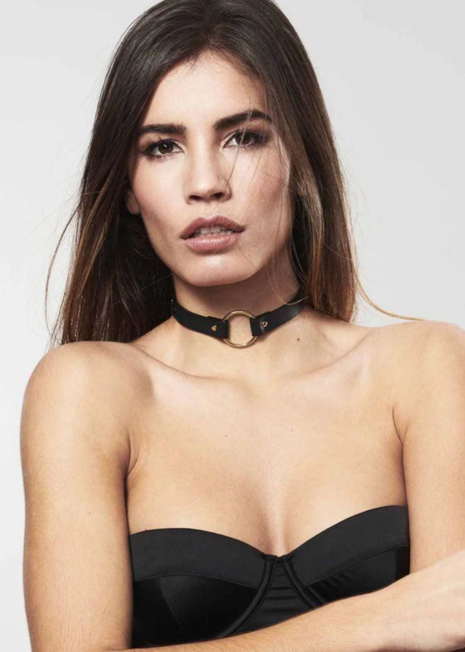 Bijoux Indiscrets MAZE Single Choker (Black) | Avec Amour Lingerie
