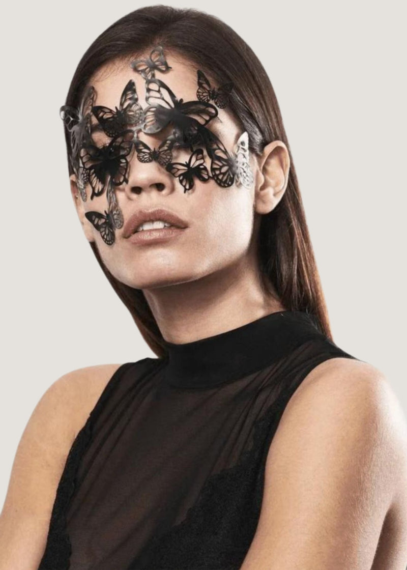 Bijoux Indiscrets Sybille Mask (Black) | Avec Amour Lingerie