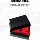 BIND ME Bondage Gift Set (Small) | AVAM Molten Handcuffs, Silk Makeup Pouch