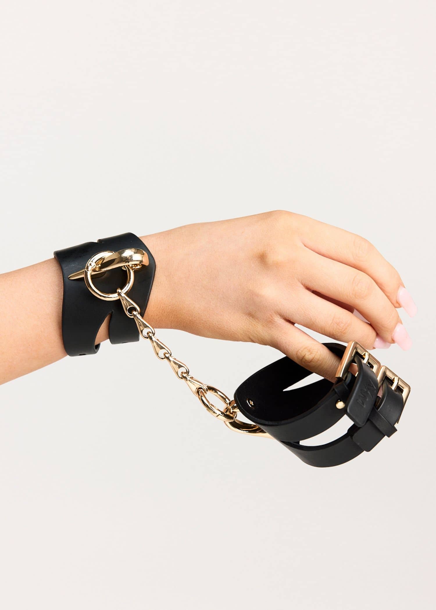 BIND ME Bondage Gift Set (Small) | AVAM Molten Handcuffs, Silk Makeup Pouch