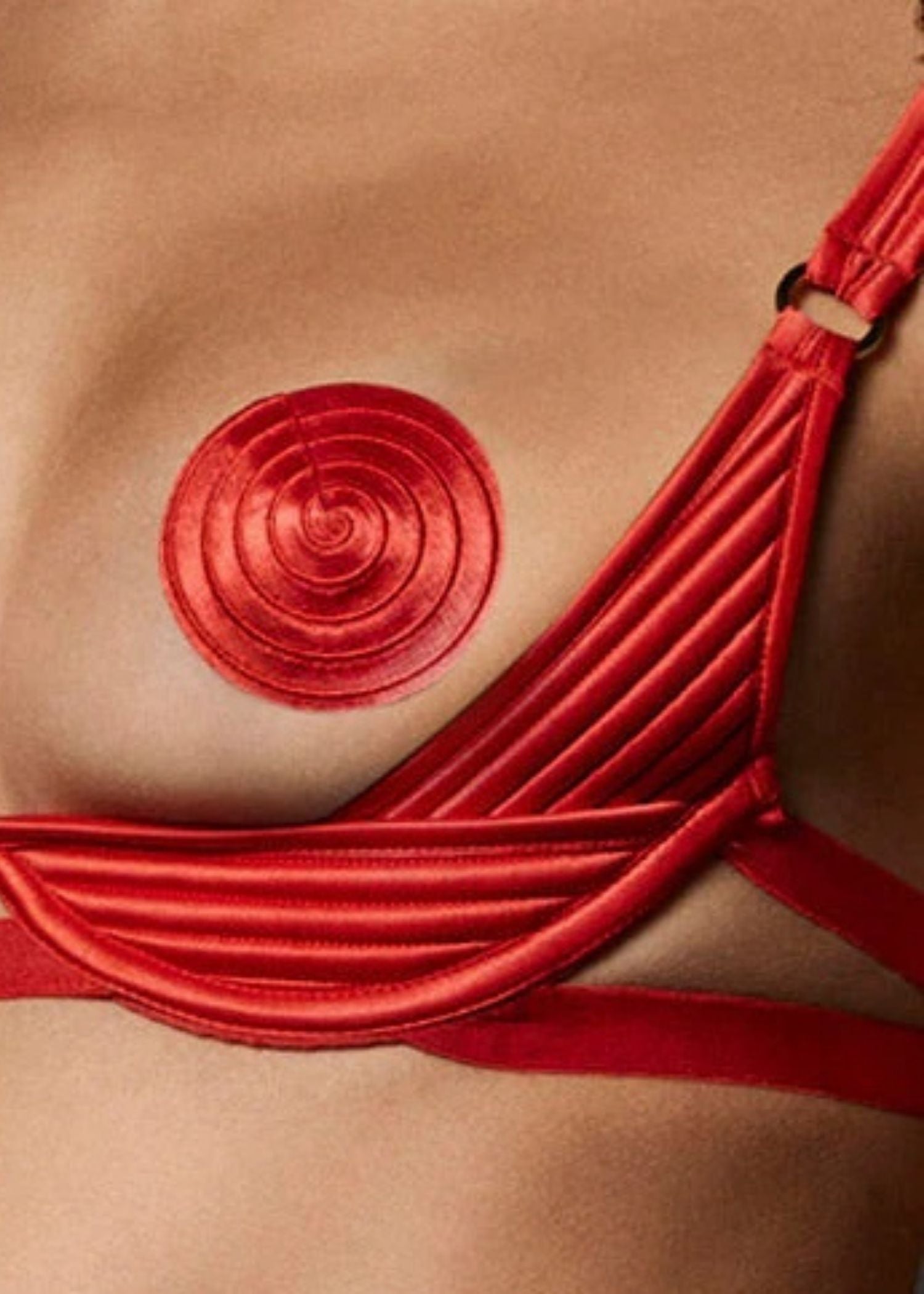 Bluebella Allegra Nipple Pasties (Red) | Avec Amour Lingerie