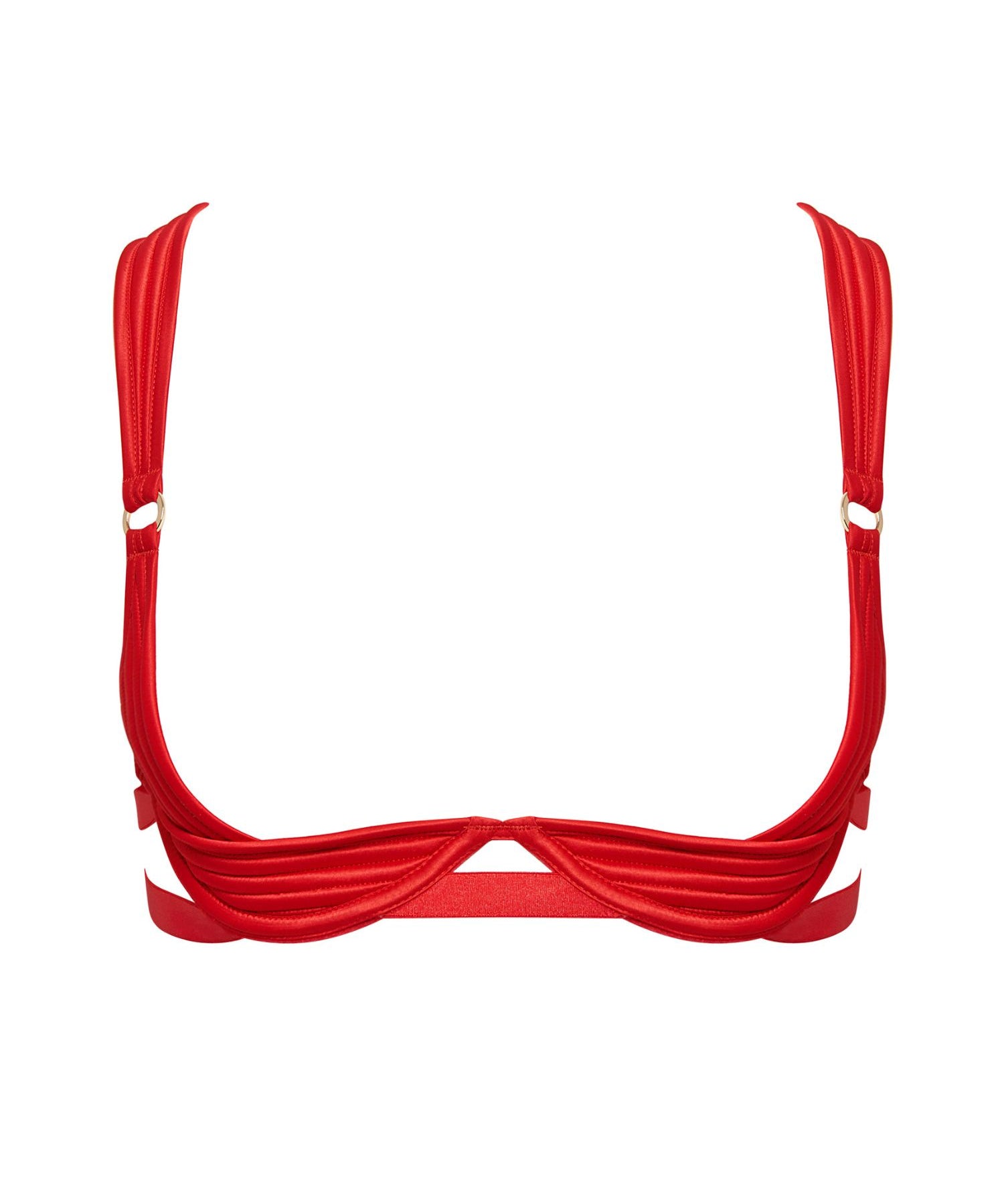 Bluebella Allegra Open Wired Bra (Red) | Avec Amour Lingerie