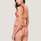 Bluebella Allegra Ouvert Brief (Red) | Avec Amour Lingerie