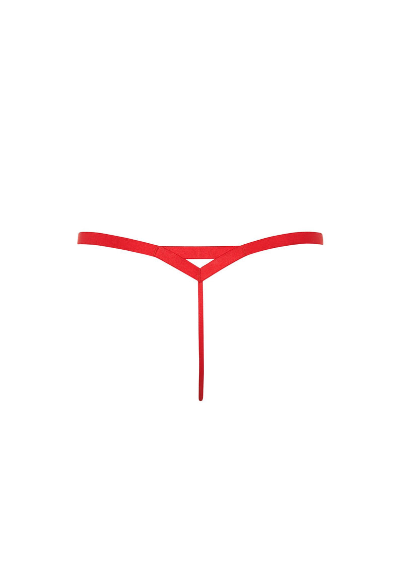 Bluebella Allegra Thong (Red) | Avec Amour Lingerie