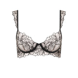 Bluebella Amarosa Wired Bra (Black/Sheer) | Avec Amour Luxury Lingerie