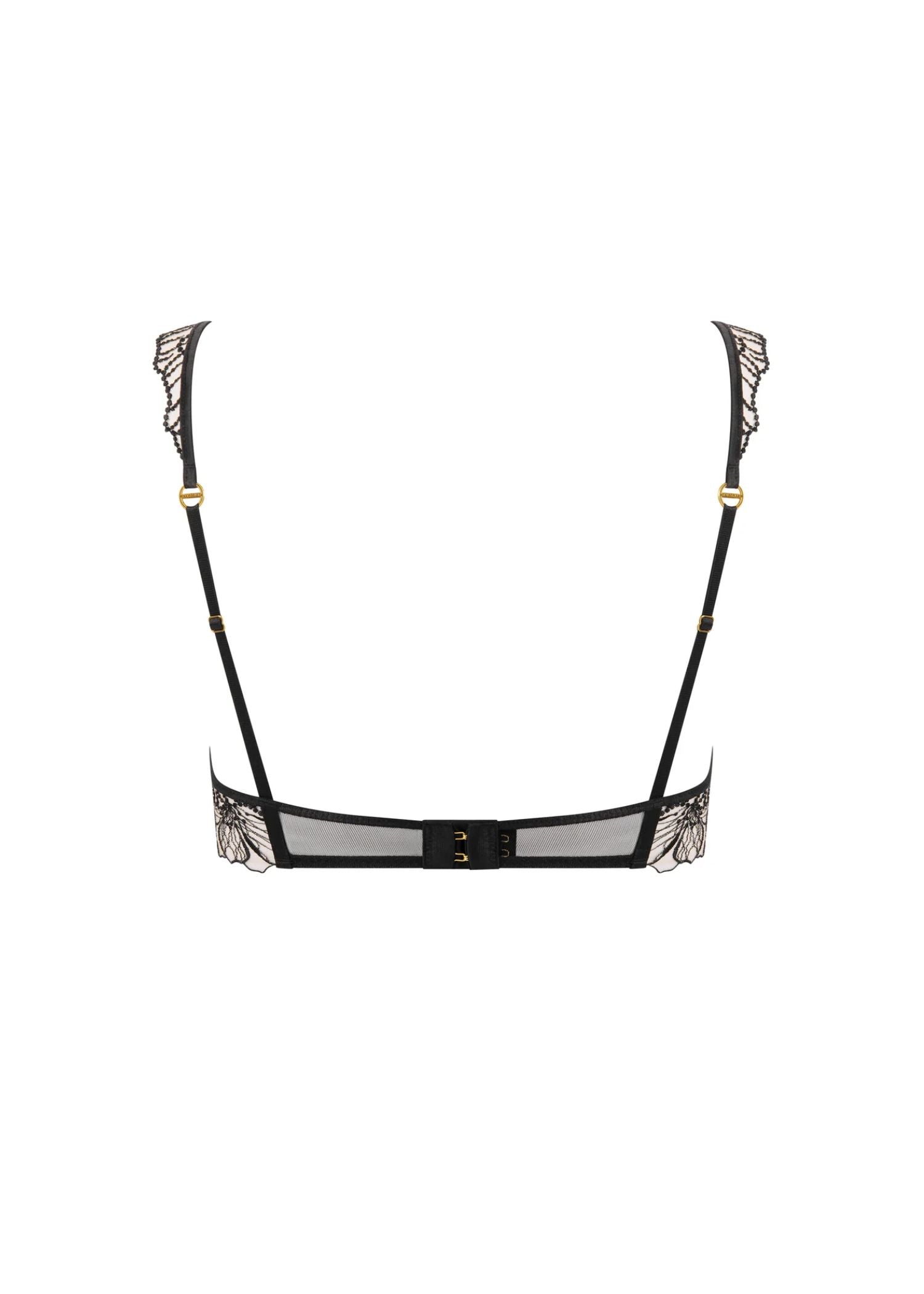 Bluebella Amarosa Wired Bra (Black/Sheer) | Avec Amour Luxury Lingerie