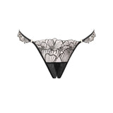 Bluebella Amarosa Open Panty (Black/Sheer) | Avec Amour Luxury Lingerie