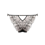 Bluebella Amarosa Open Panty (Black/Sheer) | Avec Amour Luxury Lingerie