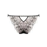 Bluebella Amarosa Open Panty (Black/Sheer) | Avec Amour Luxury Lingerie