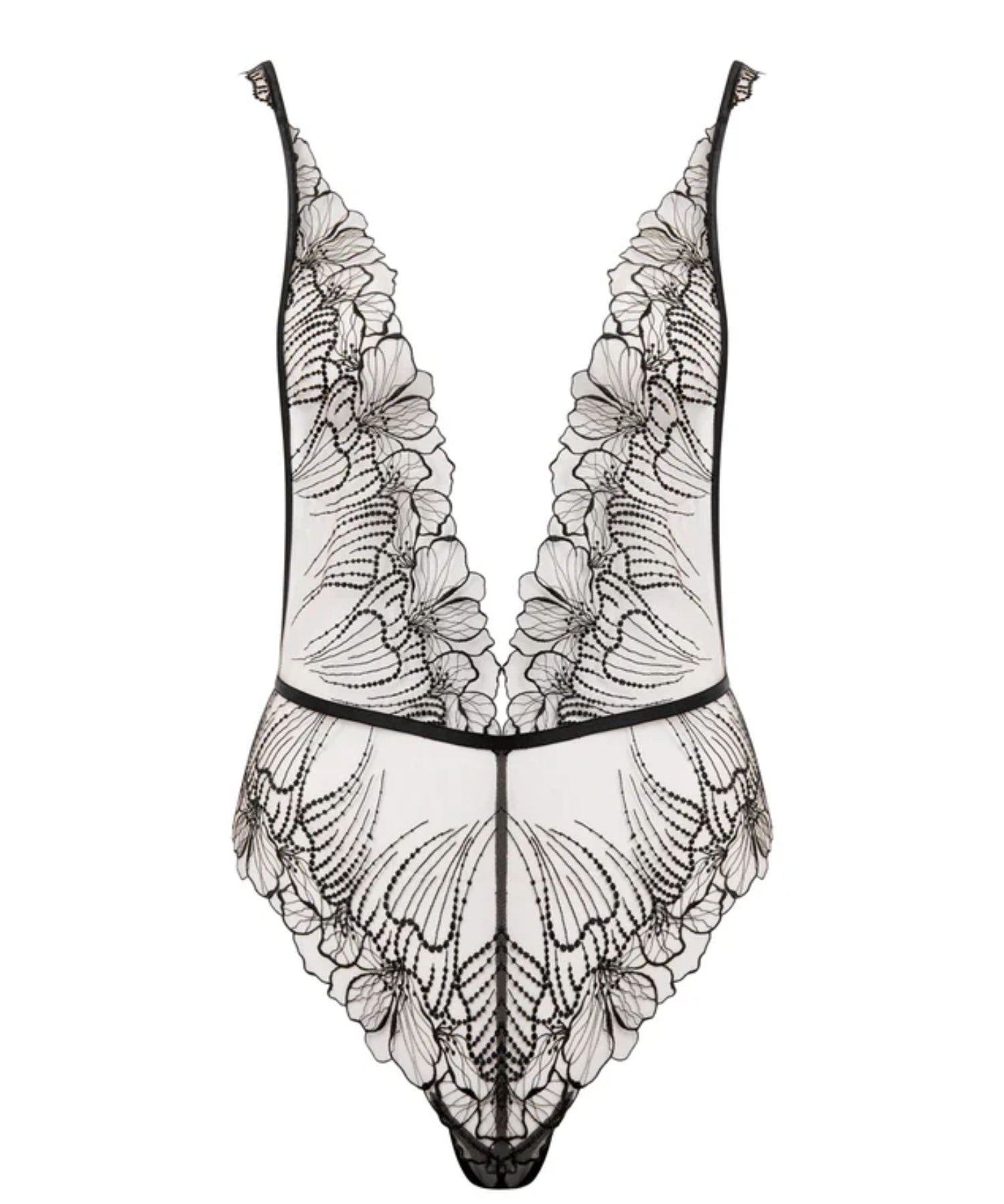 Bluebella Amasora Soft Body (Black/Sheer) | Avec Amour Luxury Lingerie