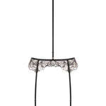 Bluebella Amasora Suspender Harness (Black/Sheer) | Avec Amour Luxury Lingerie