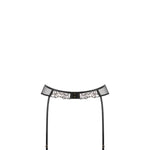 Bluebella Amasora Suspender Harness (Black/Sheer) | Avec Amour Luxury Lingerie