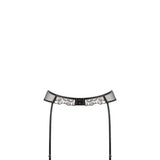 Bluebella Amasora Suspender Harness (Black/Sheer) | Avec Amour Luxury Lingerie
