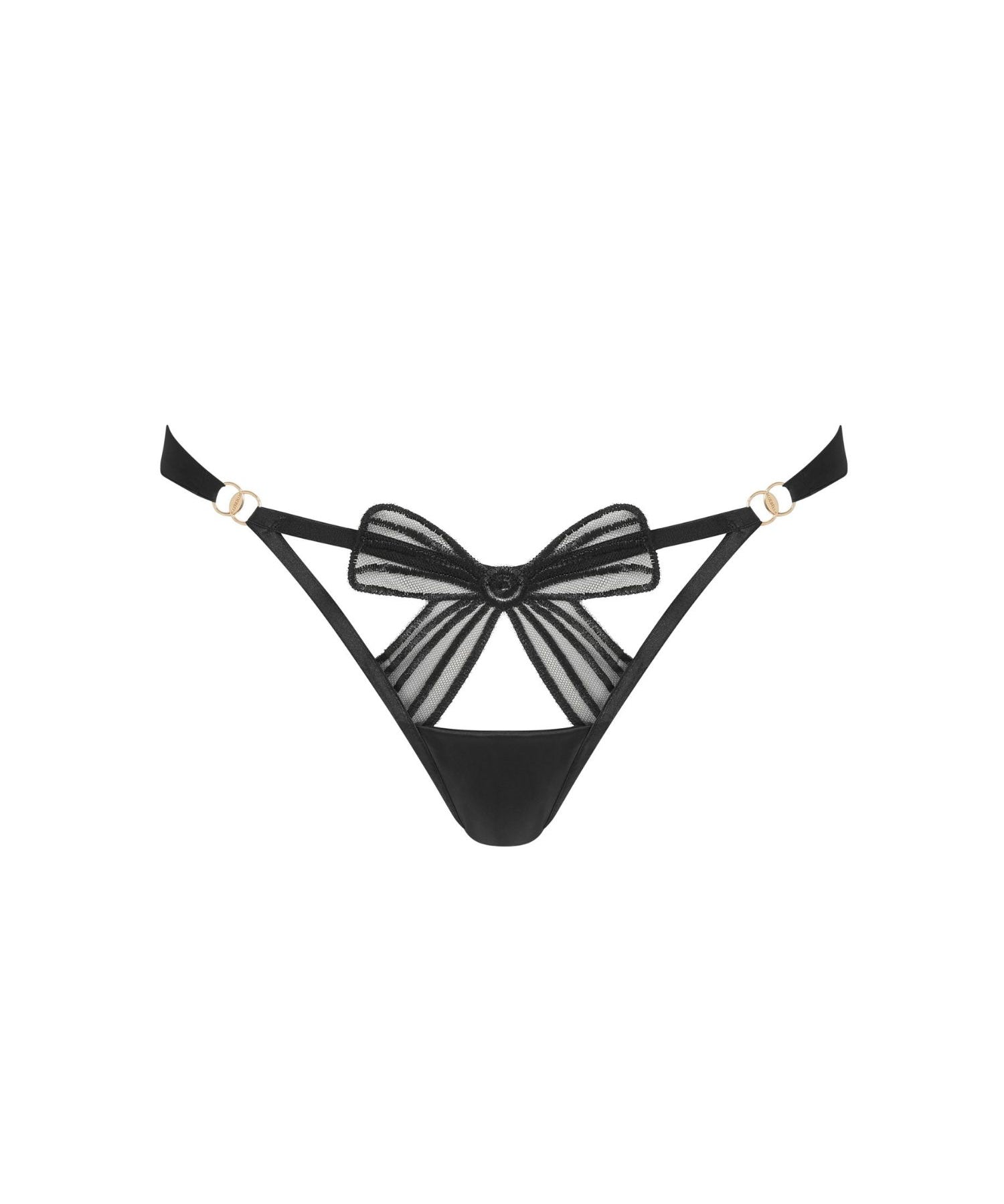 Bluebella Annabel Open-Back Panty (Black) | Avec Amour Lingerie