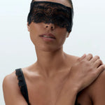 Bluebella Arella Lace Eyemask (Black) | Avec Amour Lingerie