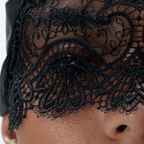 Bluebella Arella Lace Eyemask (Black) | Avec Amour Lingerie