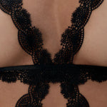 Bluebella Arella Open Cup Bodysuit (Black) | Avec Amour Lingerie