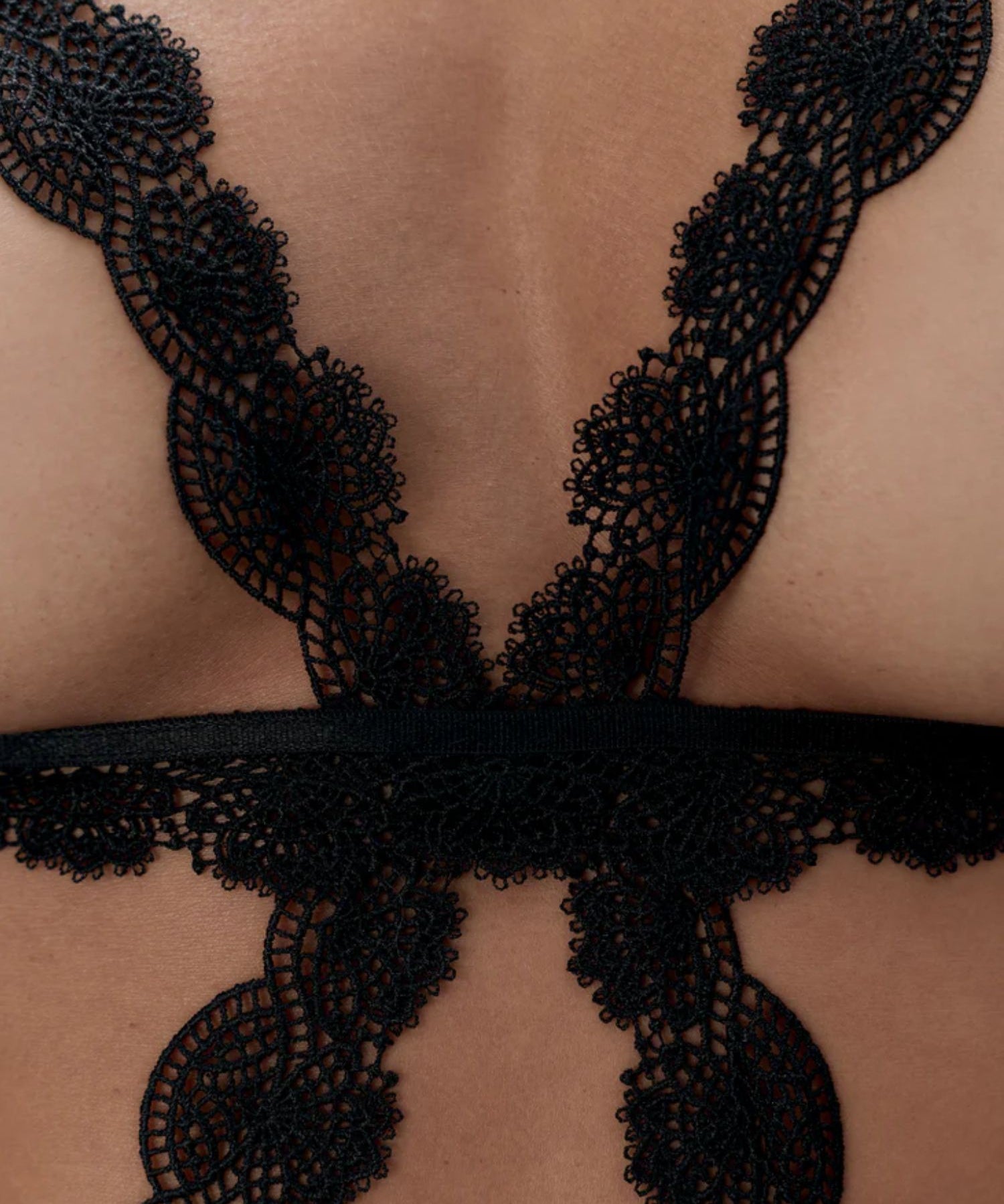 Bluebella Arella Open Cup Bodysuit (Black) | Avec Amour Lingerie