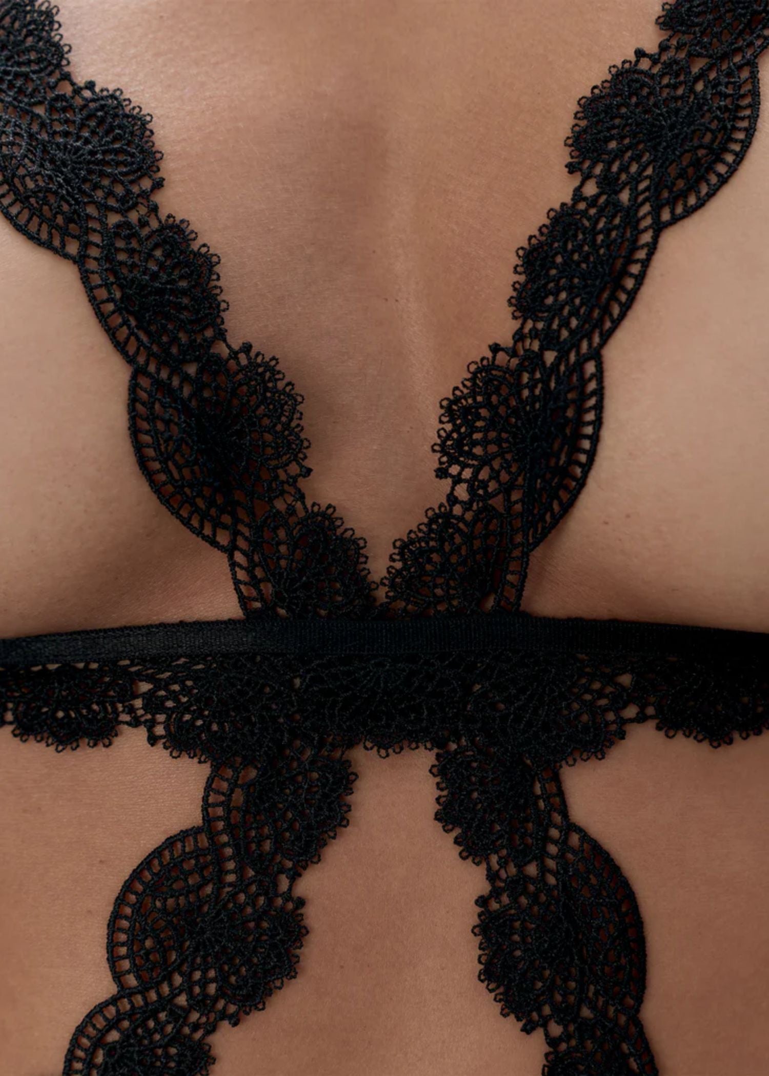 Bluebella Arella Open Cup Bodysuit (Black) | Avec Amour Lingerie