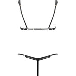 Bluebella Arella Open Cup Bodysuit (Black) | Avec Amour Lingerie